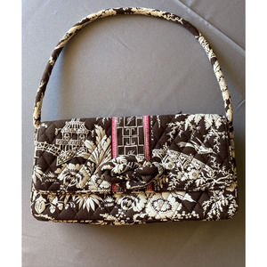 2009 Vera Bradley Knot Just a Clutch Imperial Toile Retired  magnetic clutch